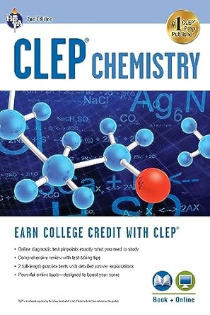 clep chemistry book + online 2nd edition kevin r. reel 0738611034, 978-0738611037