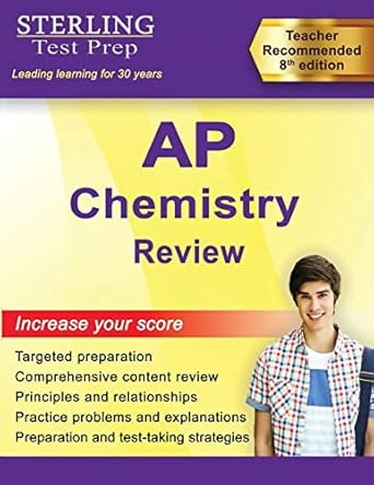 sterling test prep ap chemistry review complete content review 1st edition sterling test prep 1954725914,