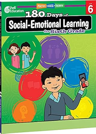 180 days of social emotional learning for sixth grade 1st edition jennifer edgerton 1087649757, 978-1087649757