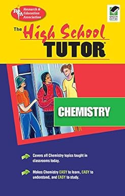 high school chemistry tutor 2nd edition the editors of rea 0878915966, 978-0878915965