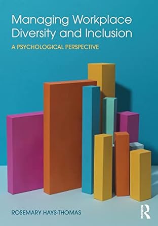 managing workplace diversity and inclusion a psychological perspective 1st edition rosemary hays thomas