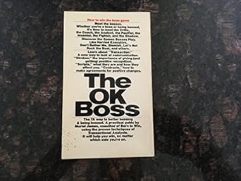 the ok boss 1st edition muriel james 0553106023, 978-0553106022