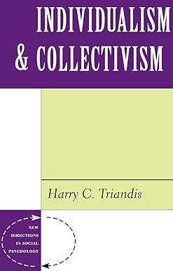 individualism and collectivism 1st edition harry c triandis 0813318505, 978-0813318509