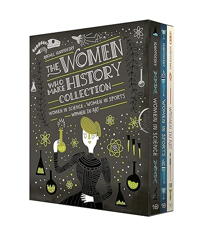 the women who make history collection 3 book boxed set women in science women in sports women in art 1st