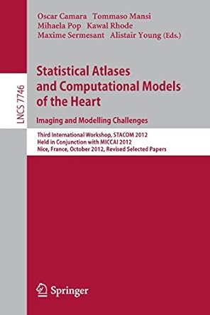 statistical atlases and computational models of the heart imaging and modelling challenges third