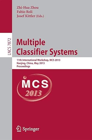 multiple classifier systems 11th international workshop mcs 2013 nanjing china may 15 17 2013 proceedings