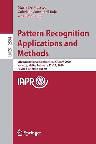 pattern recognition applications and methods 9th international conference icpram 2020 valletta malta february