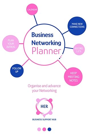 business networking planner organise track and advance your networking 1st edition jenny dougall