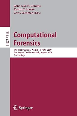 computational forensics third international workshop iwcf 2009 the hague the netherlands august 13 14 2009