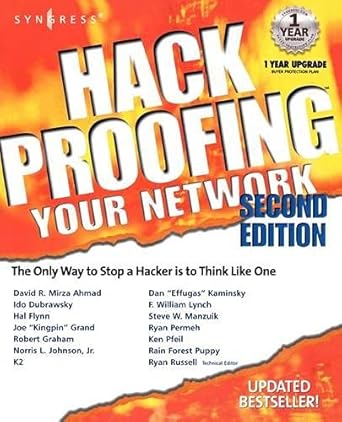 hack proofing your network 2nd edition syngress 1928994709, 978-1928994701