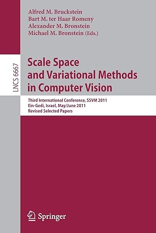 scale space and variational methods in computer vision third international conference ssvm 2011 ein gedi