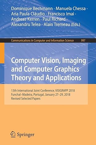 computer vision imaging and computer graphics theory and applications 13th international joint conference