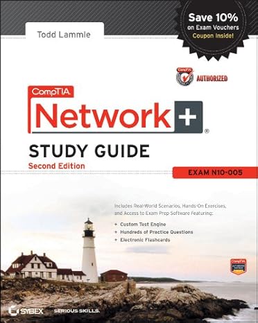 comptia network+ study guide authorized courseware exam n10 005 2nd edition todd lammle 1118137558,