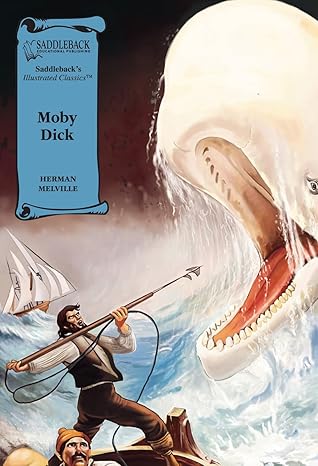 moby dick graphic novel 1st edition herman melville ,saddleback educational publishing 1562549243,