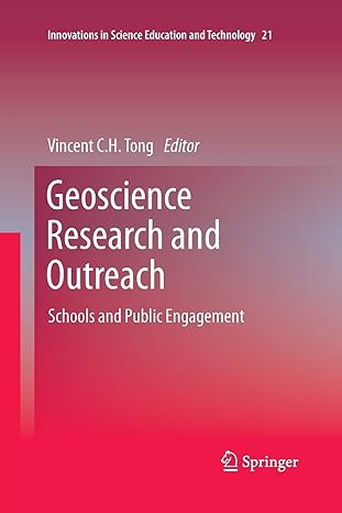 geoscience research and outreach schools and public engagement 1st edition vincent c. h. tong 9401784698,