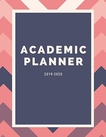 academic planner chevron themed 2019 2020 teacher/professor academic lesson planner for lesson planning