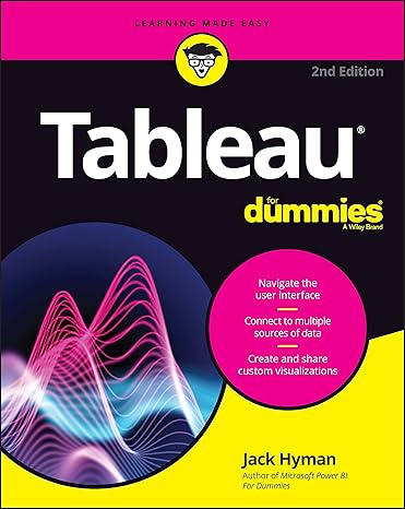 tableau for dummies 2nd edition jack a. hyman 1119684587, 978-1119684589