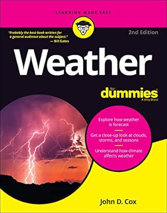 weather for dummies 2nd edition john d. cox 1119811007, 978-1119811008