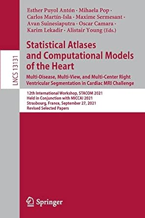 statistical atlases and computational models of the heart multi disease multi view and multi center right