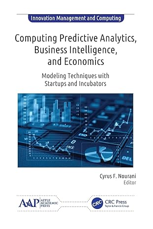 computing predictive analytics business intelligence and economics modeling techniques with start ups and