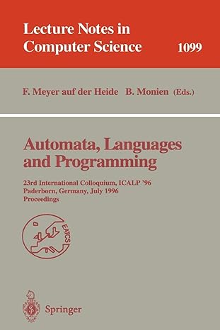 automata languages and programming 23rd international colloquium icalp 96 paderborn germany july 8 12 1996