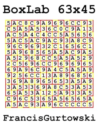 boxlab 63x45 584 dots and boxes endgames 1st edition francis gurtowski b09jbqdp1r, 979-8494642172