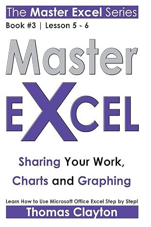 master excel sharing your work charts and graphing book 3 lesson 5 6 1st edition thomas clayton 153300174x,