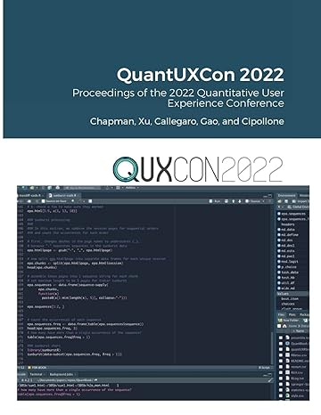 proceedings of the 2022 quantitative user experience conference 1st edition chris chapman ,kitty z xu ,mario