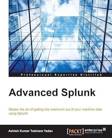 advanced splunk 1st edition ashish kumar tulsiram yadav 1785884352, 978-1785884351