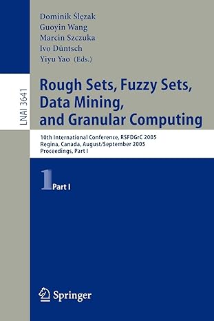 rough sets fuzzy sets data mining and granular computing 10th international conference rsfdgrc 2005 regina