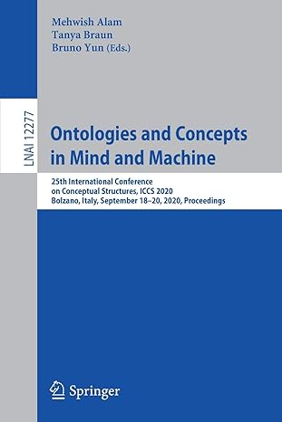 ontologies and concepts in mind and machine 25th international conference on conceptual structures iccs 2020