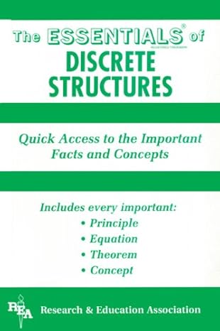 the essentials of discrete structures revised edition mohammad dadashzadeh ,m. dadashzadeh 0878917233,