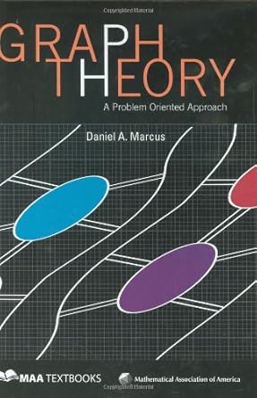 graph theory a problem oriented approach 1st edition daniel marcus 0883857537, 978-0883857533