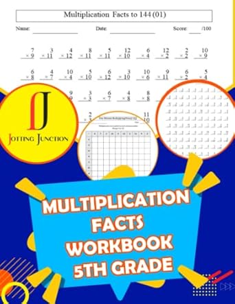 multiplication facts workbook 5th grade mastering multiplication a comprehensive workbook for elementary