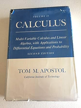 calculus volume ii 2nd ed 2nd edition tom m apostol 8126515201, 978-8126515202