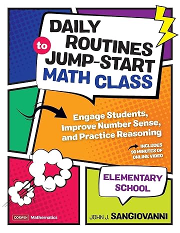 daily routines to jump start math class elementary school engage students improve number sense and practice