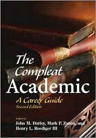 the compleat academic a career guide 2nd edition american psychological association ,john m. darley ,mark p.