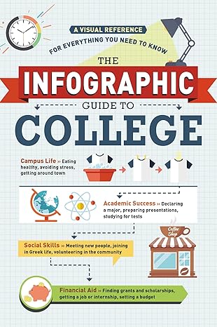 the infographic guide to college a visual reference for everything you need to know 1st edition adams media