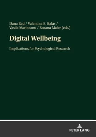 digital wellbeing new edition rad 3631852789, 978-3631852781