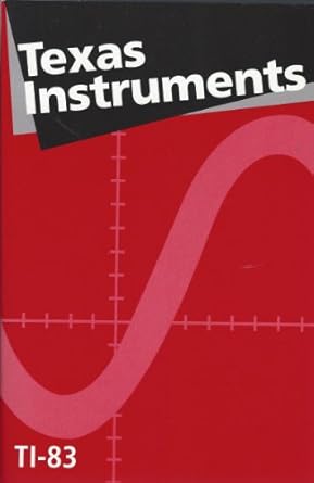 texas instruments ti 83 graphing calculator guidebook 1st edition texas instruments b001jl3l82