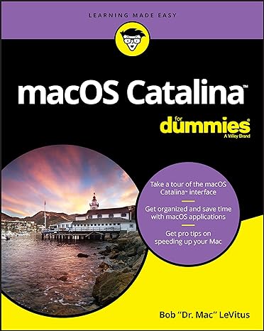 macos catalina for dummies 1st edition bob levitus 1119607884, 978-1119607885