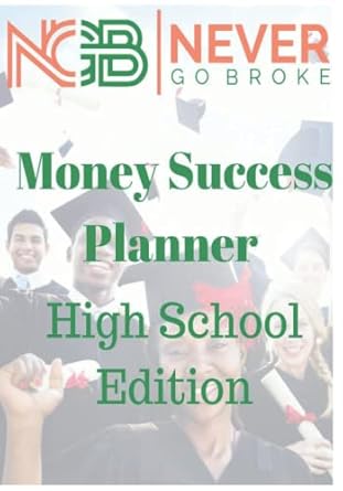 money success planner high school edition 1st edition tae lee 1722129522, 978-1722129521