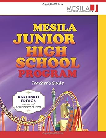 mesila junior high school program teachers curriculum guide 1st edition mrs batya weinberg ,mrs malka