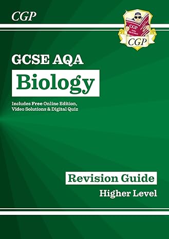 new grade 9 1 gcse biology aqa revision guide with online edition 1st edition cgp books 1782945563,