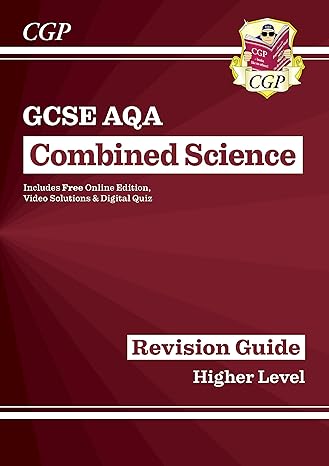 grade 9 1 gcse comb sci aqa rev gde high 1st edition cgp books 1782945598, 978-1782945598