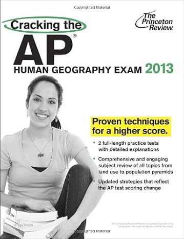 cracking the ap human geography exam 2013 edition 38103rd edition princeton review 0307945146, 978-0307945143