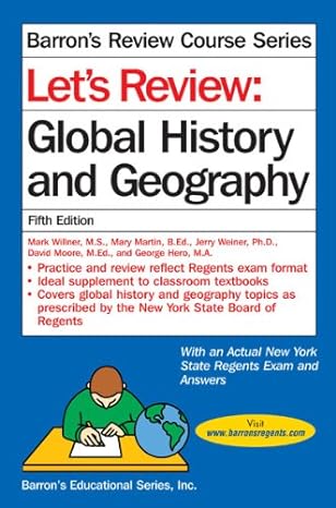 let s review global history and geography 5th edition mark willner m.s. 1438000162, 978-1438000169