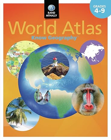 know geography world atlas grades 4 9 1st edition rand mcnally 0528018957, 978-0528018954