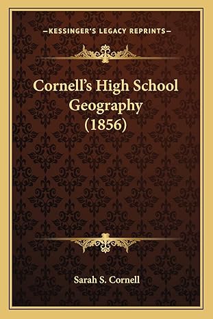 cornell s high school geography 1st edition sarah s cornell 1164132482, 978-1164132486