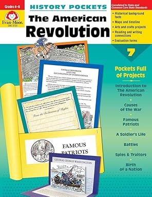 history pockets the american revolution teacher's edition evan-moor educational publishers 1596732601,